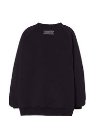 REDEMPTION ATHLETIX - Czarna bluza oversize z logo. Kolor: czarny. Materiał: bawełna, dresówka. Długość rękawa: długi rękaw. Długość: długie. Wzór: aplikacja, nadruk #2