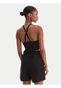 Reebok Top Tatianna RK25494CCW Czarny Slim Fit. Kolor: czarny. Materiał: bawełna #5