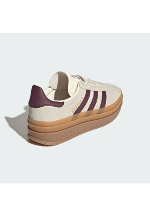 Adidas - adidas Sneakersy Gazelle Bold KI4559 Beżowy. Kolor: beżowy. Materiał: zamsz, skóra. Model: Adidas Gazelle