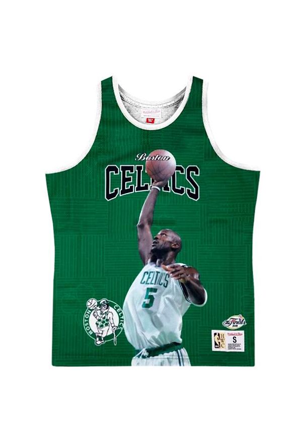 Koszulka Tank Top Mitchell & Ness NBA Boston Celtics Kevin Garnett zielona. Kolor: zielony