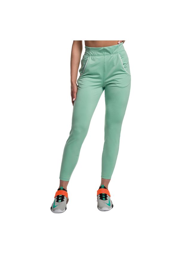 GYMSHARK - Spodnie treningowe damskie Gymshark Recess Track. Kolor: zielony. Sport: fitness