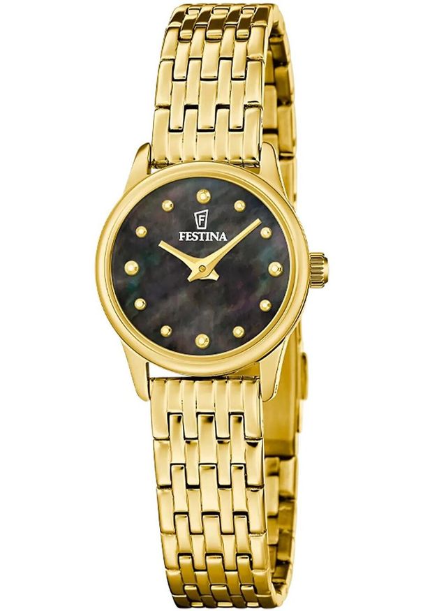 Zegarek Festina Zegarek damski Festina F20750-6 złoty. Kolor: złoty