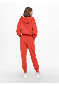only - ONLY Bluza 15239888 Pomarańczowy Regular Fit. Kolor: pomarańczowy. Materiał: bawełna #4