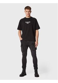 Redefined Rebel T-Shirt Marcel 211158 Czarny Regular Fit. Kolor: czarny. Materiał: bawełna #3