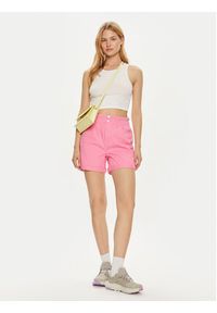 Vero Moda Szorty materiałowe Lyra 10307784 Różowy Loose Fit. Kolor: różowy. Materiał: bawełna #5