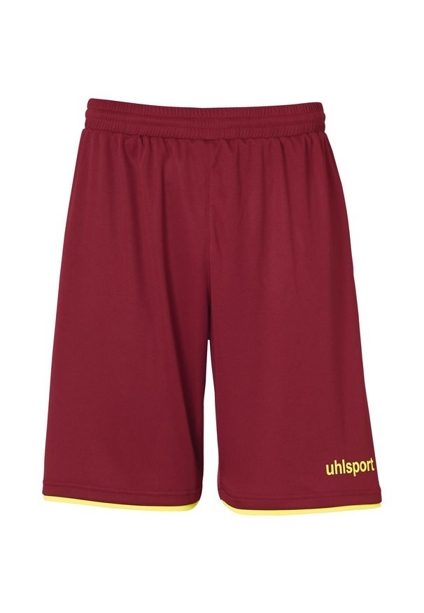 UHLSPORT - Szorty Uhlsport Club. Kolor: różowy, czerwony, wielokolorowy, żółty. Materiał: poliester. Sport: fitness, piłka nożna