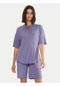 Triumph Piżama Timeless Sensuality 10222627 Fioletowy Relaxed Fit. Kolor: fioletowy. Materiał: lyocell #1