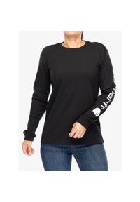 Bluzka damska z długim rękawem Carhartt Workwear Logo L/S T-Shirt. Kolor: czarny. Długość rękawa: długi rękaw. Długość: długie