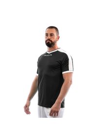 Givova - Męska Koszulka Interlock Revolution. Kolor: czarny, biały, wielokolorowy. Sport: turystyka piesza