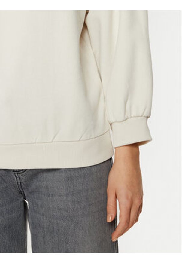 BOSS Bluza 50538987 Biały Relaxed Fit. Kolor: biały. Materiał: bawełna