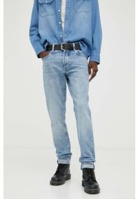 G-Star RAW - G-Star Raw jeansy męskie kolor niebieski. Kolor: niebieski #4