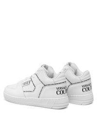 Versace Jeans Couture Sneakersy 74VA3SJ1 Biały. Kolor: biały. Materiał: skóra #3