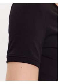 Guess T-Shirt W2YI45 J1314 Czarny Slim Fit. Kolor: czarny. Materiał: bawełna #5