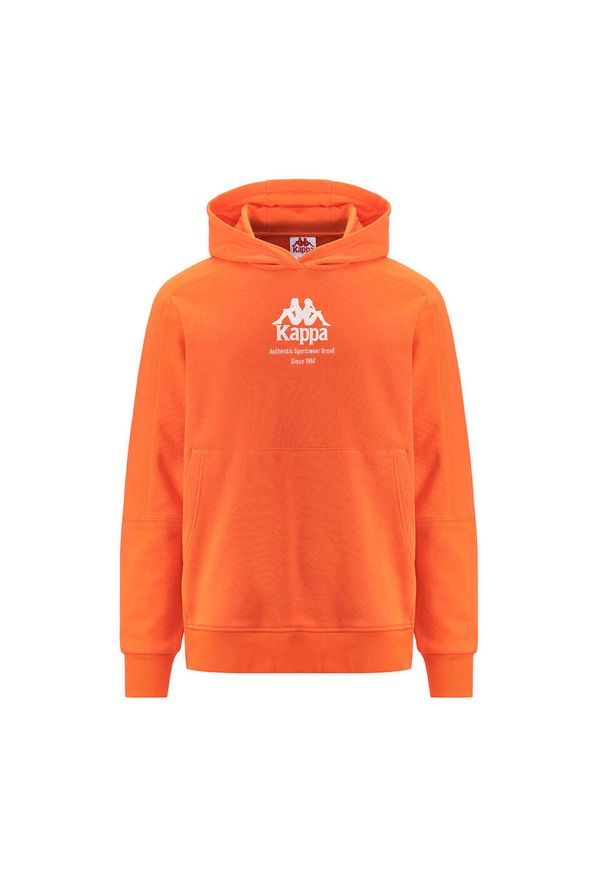 Bluza z kapturem Kappa Giano. Typ kołnierza: kaptur. Kolor: pomarańczowy