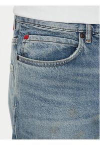 Hugo - HUGO Szorty jeansowe 50537709 Niebieski Regular Fit. Kolor: niebieski. Materiał: bawełna #4