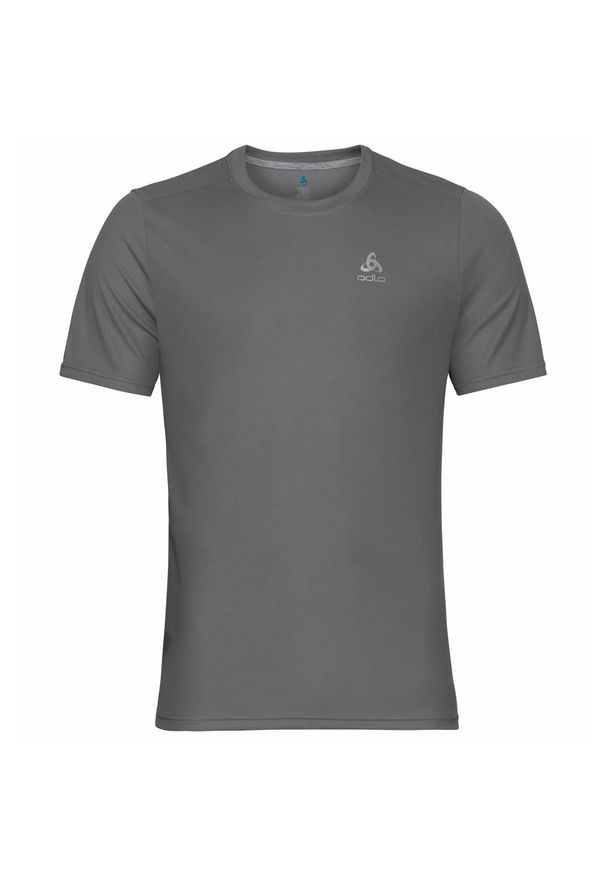 Koszulka z krótkim rękawem trekkingowa męska Odlo T-shirt F-DRY. Kolor: szary. Długość rękawa: krótki rękaw. Długość: krótkie