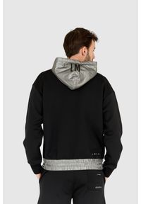 La Martina - LA MARTINA Czarna bluza męska z kapturem, Rozmiar M. Typ kołnierza: kaptur. Kolor: czarny #8
