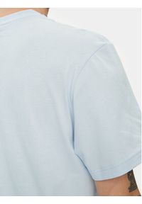 Lacoste T-Shirt TH2036 Błękitny Regular Fit. Kolor: niebieski. Materiał: bawełna #3