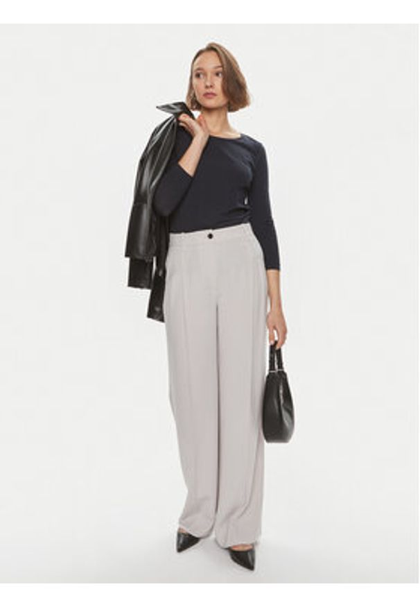 JOOP! Bluzka Taiia 30037596 Granatowy Regular Fit. Kolor: niebieski. Materiał: bawełna