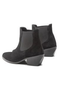 Simple Botki SL-15-02-000050 Czarny. Kolor: czarny. Materiał: skóra, zamsz