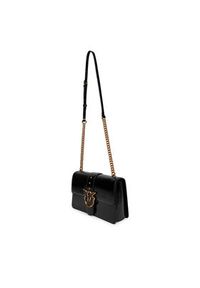 Pinko - PINKO Torebka Love One Light Cl PE 25 PLTT 105313 A1UV Czarny. Kolor: czarny. Materiał: skórzane, lakierowane