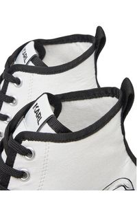 Karl Lagerfeld - KARL LAGERFELD Trampki KL60654T Biały. Kolor: biały. Materiał: materiał #6