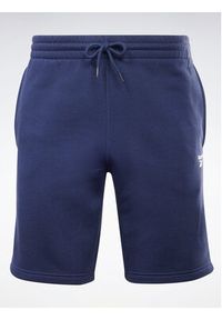 Reebok Szorty sportowe Reebok Identity Fleece Shorts HZ8799 Niebieski. Kolor: niebieski. Materiał: bawełna. Styl: sportowy