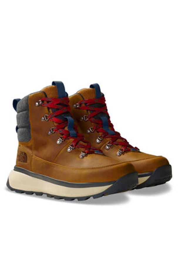 The North Face Trapery Bergen Leather Wp NF0A8A9M8O11 Brązowy. Kolor: brązowy. Materiał: nubuk, skóra