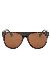 Iguana - Okulary Przeciwsłoneczne Unisex Dla Dorosłych Izrad Leopard Print. Kolor: brązowy. Wzór: nadruk. Sport: turystyka piesza
