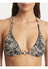 Seafolly Góra od bikini C Shells 31412-328 Czarny. Kolor: czarny. Materiał: syntetyk #3