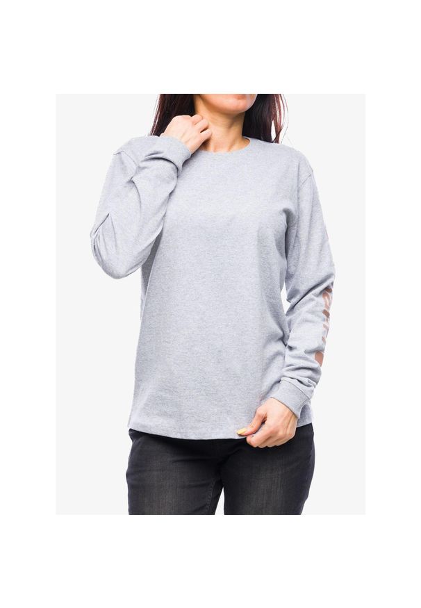 Bluzka damska z długim rękawem Carhartt Workwear Logo L/S T-Shirt. Kolor: szary. Długość rękawa: długi rękaw. Długość: długie