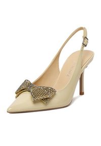 Eva Minge Czółenka ANEMONE-V1892-56-1 Beżowy. Kolor: beżowy. Materiał: skóra, lakier #6