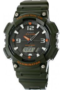 Zegarek Casio Zegarek Męski CASIO AQ - S810W-3AV 10 Bar SOLAR Do pływania #1