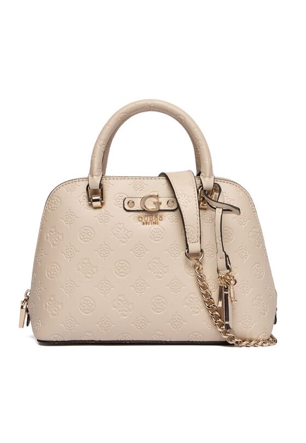 Guess Torebka Dita HWPD76 02050 Beżowy. Kolor: beżowy. Materiał: skórzane