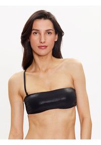 Calvin Klein Swimwear Góra od bikini KW0KW02201 Czarny. Kolor: czarny. Materiał: syntetyk