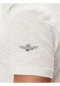 Aeronautica Militare Polo 251PO1857J680 Biały Regular Fit. Typ kołnierza: polo. Kolor: biały. Materiał: bawełna #3