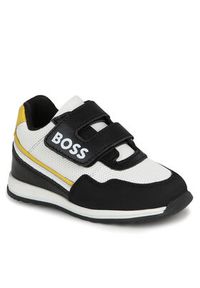 BOSS - Boss Sneakersy J50873 S Biały. Kolor: biały