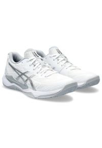 Buty Asics Gel Tactic 12 W 1072A092100 białe. Kolor: biały. Szerokość cholewki: normalna. Wzór: nadruk #6