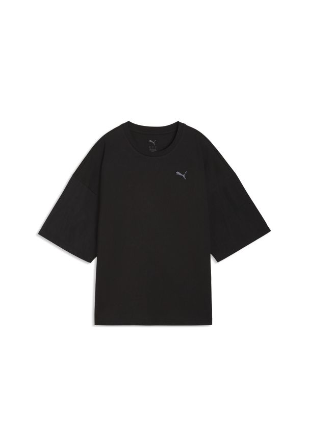 Puma - Damska koszulka oversize HER PUMA. Kolor: czarny. Sport: bieganie
