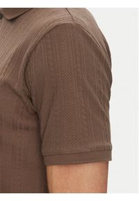 Selected Homme Polo 16094575 Beżowy Regular Fit. Typ kołnierza: polo. Kolor: beżowy. Materiał: bawełna #5