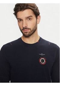 Aeronautica Militare Longsleeve 242TS2314J564 Granatowy Regular Fit. Kolor: niebieski. Materiał: bawełna. Długość rękawa: długi rękaw #5