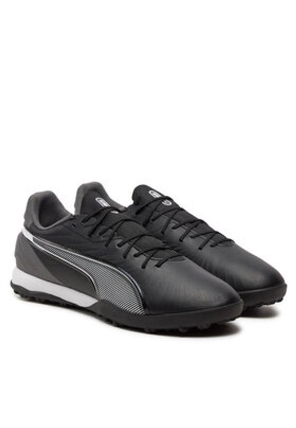 Puma Buty do piłki nożnej KING MATCH TT 107879 01 Czarny. Kolor: czarny. Materiał: skóra