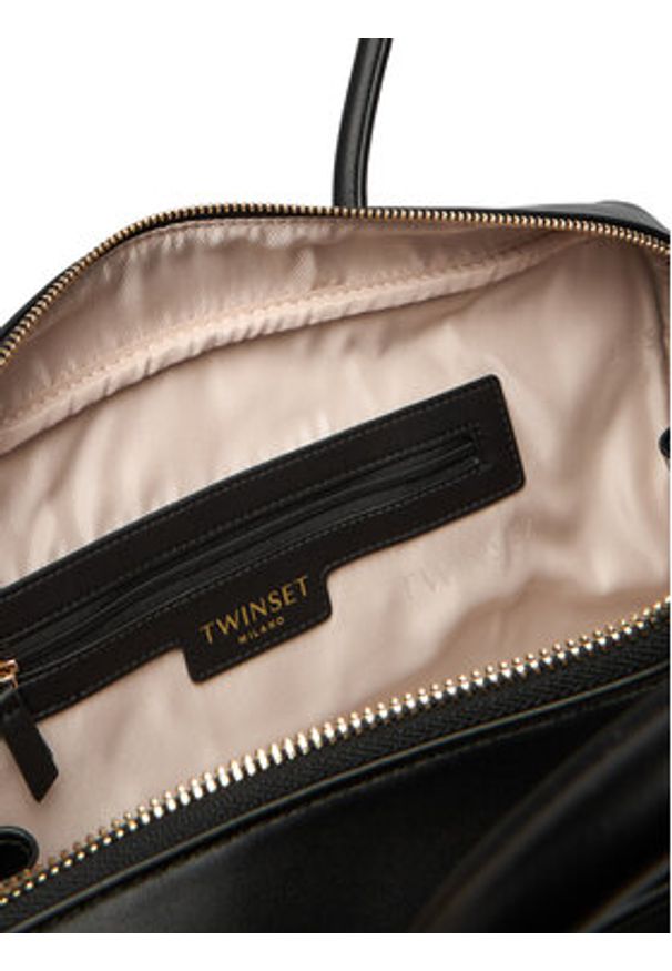 TwinSet - TWINSET Torebka 252TD8061 Czarny. Kolor: czarny. Materiał: skórzane