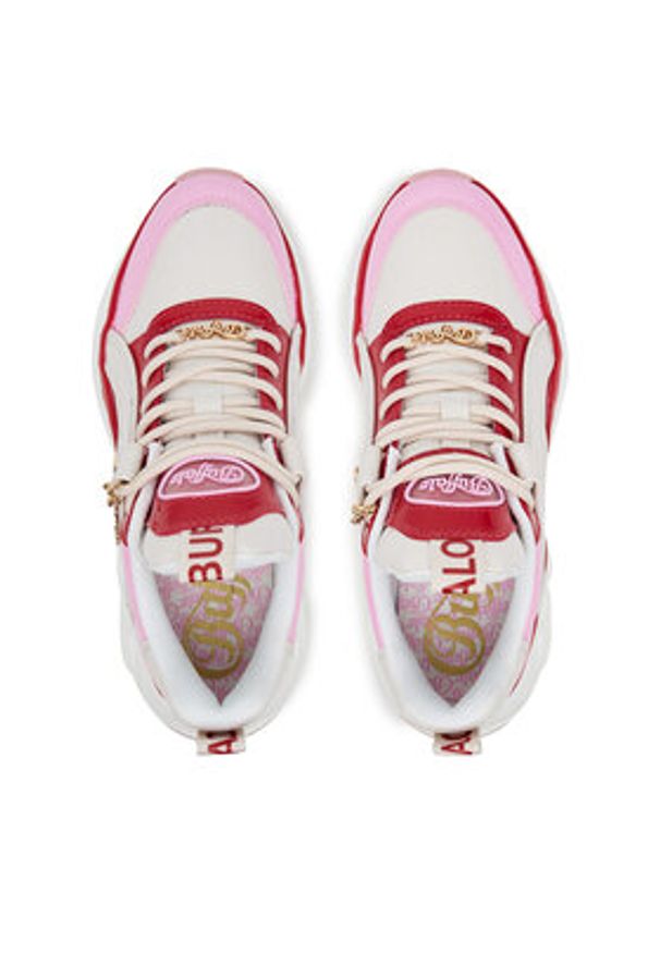 Buffalo Sneakersy Binary Glam 1636475 Różowy. Kolor: różowy. Materiał: skóra