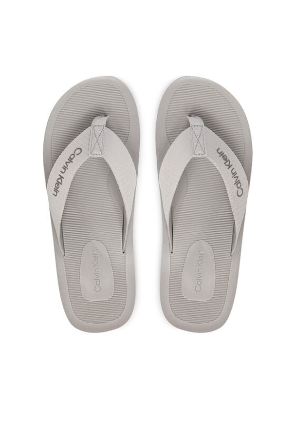 Calvin Klein Japonki Logo Webbing Strap HM0HM02106 Szary. Kolor: szary. Materiał: materiał