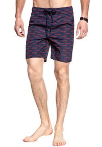 Wrangler - SPODENKI MĘSKIE WRANGLER SWIM SHORT SCARLET RED W4B01V9UU #9