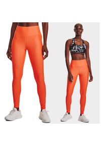 Under Armour - Legginsy treningowe damskie UNDER ARMOUR szybkoschnące termoaktywne. Kolor: pomarańczowy