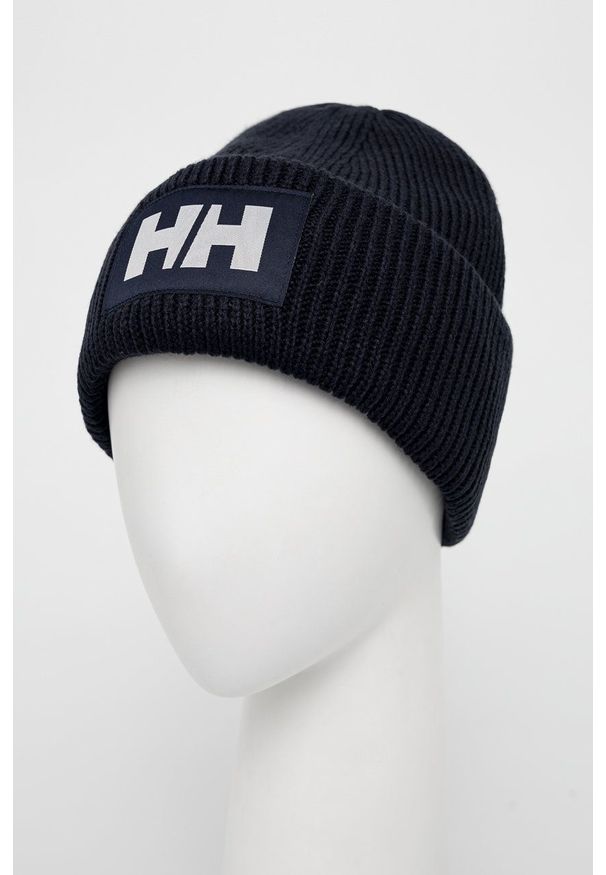 Helly Hansen - Czapka. Kolor: niebieski. Materiał: dzianina