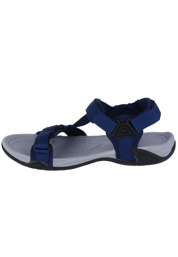 Sandały męskie, CMP Hamal Hiking Sandal. Zapięcie: rzepy. Kolor: wielokolorowy, niebieski, czarny. Materiał: materiał, syntetyk, tkanina. Sport: turystyka piesza