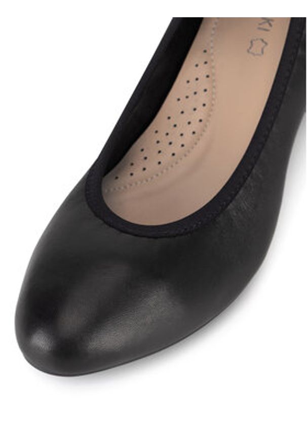 Lasocki Czółenka WYL4060-1Z Czarny. Kolor: czarny. Materiał: skóra